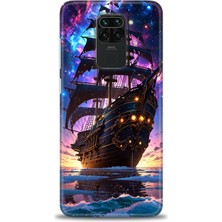 Rulet Xiaomi Redmi Note 9 Hd Baskılı Kılıf + Seramik Tam Kaplayan Ekran Koruyucu 236