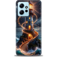 Xiaomi Redmi Note 12 4g Hd Baskılı Kılıf + Seramik Tam Kaplayan Ekran Koruyucu 232