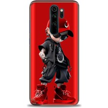 Rulet Xiaomi Redmi Note 8 Pro Hd Baskılı Kılıf + Seramik Tam Kaplayan Ekran Koruyucu 250
