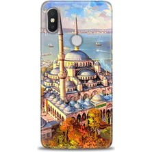Rulet Xiaomi Redmi Note 6 Pro Hd Baskılı Kılıf + Seramik Tam Kaplayan Ekran Koruyucu 226