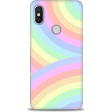 Xiaomi Redmi S2 Hd Baskılı Kılıf + Seramik Tam Kaplayan Ekran Koruyucu 425