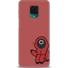 Xiaomi Redmi Note 9s Hd Baskılı Kılıf + Seramik Tam Kaplayan Ekran Koruyucu 288
