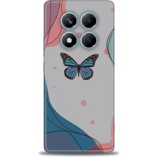 Xiaomi Redmi Note 14 Pro 4g Hd Baskılı Kılıf + Seramik Tam Kaplayan Ekran Koruyucu 185