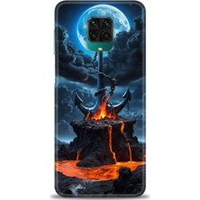 Xiaomi Redmi Note 9s Hd Baskılı Kılıf + Seramik Tam Kaplayan Ekran Koruyucu 240