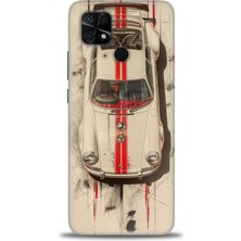 Xiaomi Redmi 10C Kılıf Hd Baskılı Kılıf + Seramik Tam Kaplayan Ekran Koruyucu 485