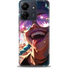 Xiaomi Redmi 13C Kılıf Hd Baskılı Kılıf + Seramik Tam Kaplayan Ekran Koruyucu 273