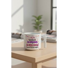 Qoeuyl Boutique Dünyanın En Mükemmel Annesi Kasımda Doğdu Baskılı Doğum Günü Hediyelik T Kulplu Fincan Kupa Bardak