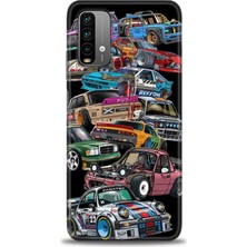 Xiaomi Redmi Note 9 4g Hd Baskılı Kılıf + Seramik Tam Kaplayan Ekran Koruyucu 481