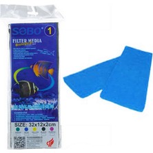 Techmrt Sobo Filtre Süngeri 32X12X2 Mavi