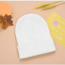 Eleven Markets Katlamalı Basic Tiriko Bayan Beresi Beyaz Bere