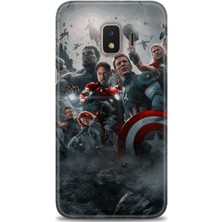 Samsung Galaxy J2 Core Hd Baskılı Kılıf + Seramik Tam Kaplayan Ekran Koruyucu 98