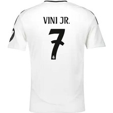 Legent Lady Vinicius Junior Vini Jr 7 Real Madrid' 2024-25 Sezon Iç Saha Forması (White)