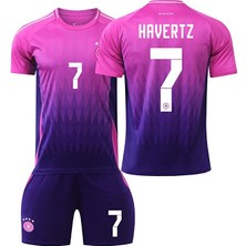 Legent Lady Almanya Euro 2024 Deplasman Kai Havertz  Çocuk Forması 3'lü Set Forma+Şort+Çorap (Pembe)