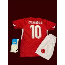 Legent Lady Türkiye Milli Takım Euro 2024 Hakan Çalhanoğlu 10 Numara Çocuk Yeni Sezon Forması (Kırmızı)