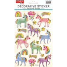 Tanex Sevimli Unicorn Serisi Puffy Etiketi TNX-25352