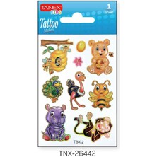 Tanex 7,5X10,5MM Safari Mini Tatoo Etiket TNX-26442