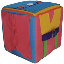 Amalfi AND-5013 Beceri Küpü 6 Işlevli 30X30X30 Kız Erkek Çocuk Oyuncak Eğitici Oyuncaklar
