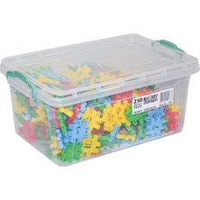 Amalfi 183 Smart 250 Parça Blok Seti -Akçiçek Kız Erkek Çocuk Oyuncak Eğitici Oyuncaklar