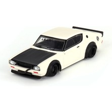 Amalfi Mini Gt 1/64 Nissan Skyline Kenmeri Liberty Walk White Kız Erkek Çocuk Oyuncak Eğitici Oyuncaklar