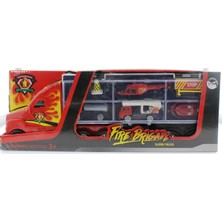 Amalfi Taşınabilir Die Cast Metal Araçlı Itfaiye Kamyonu Kız Erkek Çocuk Oyuncak Eğitici Oyuncaklar