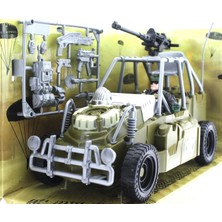 Amalfi Combat Force Figür ve Askeri Buggy Kız Erkek Çocuk Oyuncak Eğitici Oyuncaklar