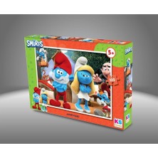 Amalfi Smr 714 Smurf Şirinler 100 Prç Puzzle -Ks Kız Erkek Çocuk Oyuncak Eğitici Oyuncaklar