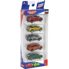 Amalfi Speed Racer Road Series Metal Model Araba Seti 5'li Kız Erkek Çocuk Oyuncak Eğitici Oyuncaklar
