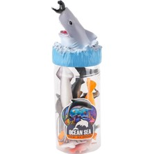 Amalfi PP33-6 Deniz Hayvanları Tüp Kız Erkek Çocuk Oyuncak Eğitici Oyuncaklar