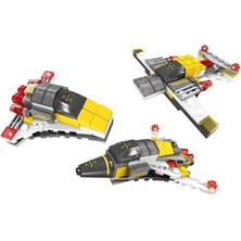 Amalfi Ausini Assembling Master 3 In 1 63 Parça Uzay Araçları Kız Erkek Çocuk Oyuncak Eğitici Oyuncaklar