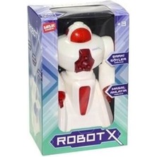 Amalfi Türkçe Sesli Pilli Robot x Oyuncak Kız Erkek Çocuk Oyuncak Eğitici Oyuncaklar