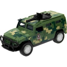 Amalfi Minitro 1:36 Metal Çek Bırak Işıklı Askeri Akrep Kız Erkek Çocuk Oyuncak Eğitici Oyuncaklar