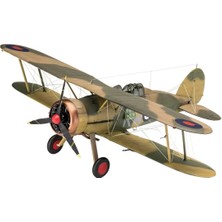 Amalfi Revell Gloster Gladiator Mk. Iı Kız Erkek Çocuk Oyuncak Eğitici Oyuncaklar