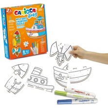 Amalfi Carioca Boyanabilir Taşıtlar Bebek Puzzle Kız Erkek Çocuk Oyuncak Eğitici Oyuncaklar