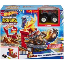Amalfi Hot Wheels Monster Trucks Arenada Mücadeleye Başlangıç Seti HNB87 Kız Erkek Çocuk Oyuncak Eğitici Oy