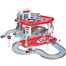 Amalfi 2 Katlı Hastane Garaj Seti ve Mega Pisti Oyun Seti Kız Erkek Çocuk Oyuncak Eğitici Oyuncaklar