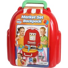 Amalfi Candy & Ken Market Seti Sırt Çantası Kız Erkek Çocuk Oyuncak Eğitici Oyuncaklar