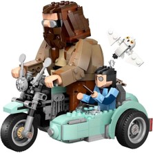 Amalfi LEGO Harry Potter Hagrid ve Harry’nin Motosiklet Yolculuğu Kız Erkek Çocuk Oyuncak Eğitici Oyuncakla