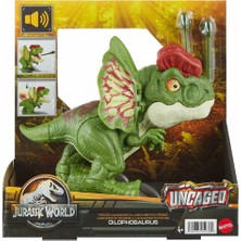 Amalfi HNT65 Jurassic World Uncaged™ Interaktif Dilophosaurus Figürü Kız Erkek Çocuk Oyuncak Eğitici Oyunca