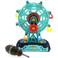 Amalfi Sök Tak Dönme Dolap Mavi Lunapark Eğlencesi Kız Erkek Çocuk Oyuncak Eğitici Oyuncaklar