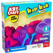 Amalfi Dede Art Craft Kap Kek Kinetik Kum Seti 500GR Kız Erkek Çocuk Oyuncak Eğitici Oyuncaklar