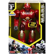Amalfi M.a.r.s. Sesli ve Işıklı Yürüyen Robot 18CM. Kız Erkek Çocuk Oyuncak Eğitici Oyuncaklar
