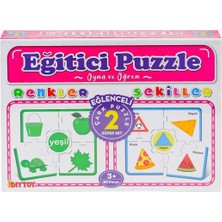 Amalfi 7194 Çark Puzzle Renkler Şekiller Kız Erkek Çocuk Oyuncak Eğitici Oyuncaklar