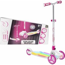 Amalfi Evo Scooter 3tkr Işıklı Burst Max 50KG Kız Erkek Çocuk Oyuncak Eğitici Oyuncaklar