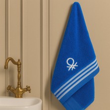 Benetton Home Banyo Havlu El Yüz Vücut Mavi %100 Pamuk 50X90 cm El Havlusu