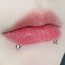 Kulak & Dudak Spayk Flatback Labret Piercing 2 Adet - 316L Çelik - Farklı Boyut Seçenekleri