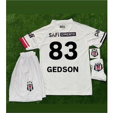 Legent Lady Beşiktâş' 2026 Gedson Yeni Sezon Deplasman Beyaz Çocuk Forması 4'lü Set