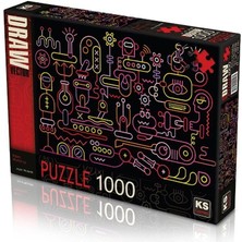 Amalfi 20518 Puzzle 1000 Robot Workshop Kız Erkek Çocuk Oyuncak Eğitici Oyuncaklar