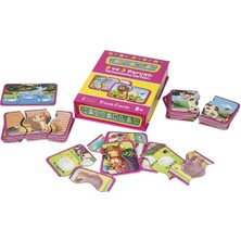 Amalfi 1185 Dıytoy Flash Cards - Hayvanlar / + 2 Yaş Kız Erkek Çocuk Oyuncak Eğitici Oyuncaklar