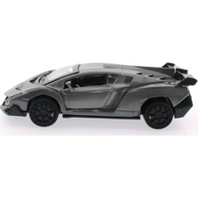 Amalfi Çek Bırak Gri Metal Spor Araba SL6607B Kız Erkek Çocuk Oyuncak Eğitici Oyuncaklar