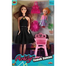 Amalfi Anlily Yemek Zamanı 2'li Bebek Seti 02432 Kız Erkek Çocuk Oyuncak Eğitici Oyuncaklar